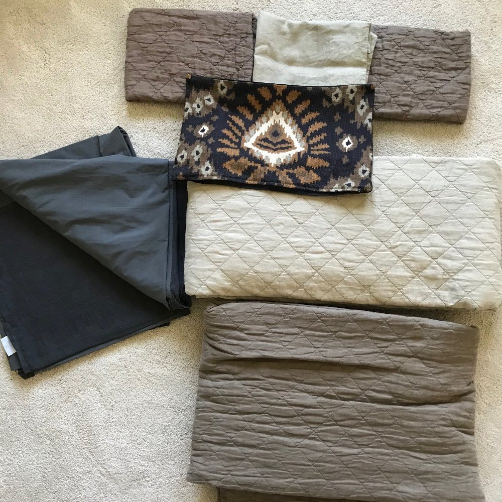 Restoration Hardware King Size Bedding